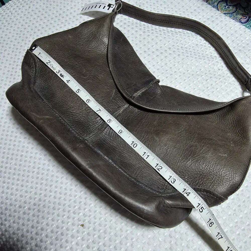 FRYE CARA LEATHER SHOULDER BAG HOBO BAG